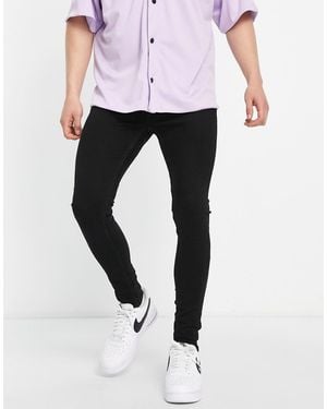 Don't Think Twice Dtt Super Skinny Jeans - Black