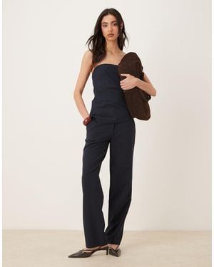Nia Hillhurst Co-Ord Tailored Trouser - Natural
