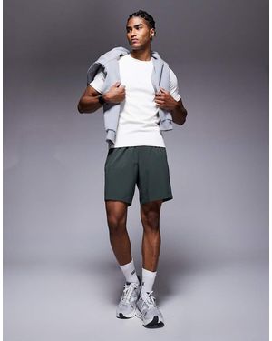 4505 Icon 18 Cm Sneldrogende Trainingsshort Met Ritszakken - Blauw