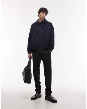 TOPMAN Harrington Jacket - Blue