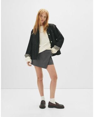 Pull&Bear – wickel-skort - Grau