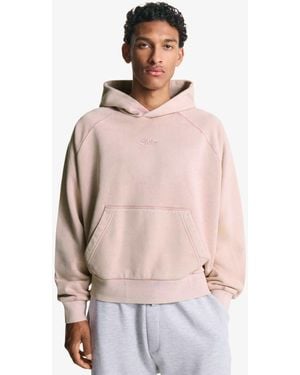 Bershka – kastiger kapuzenpullover - Pink