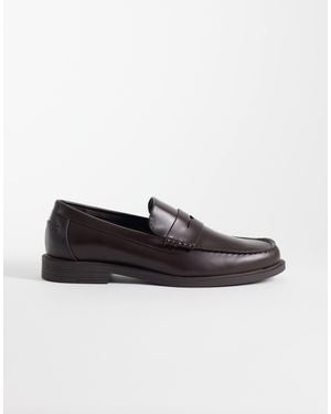 ASOS – penny-loafer - Braun