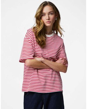 Pieces T-Shirt - Red