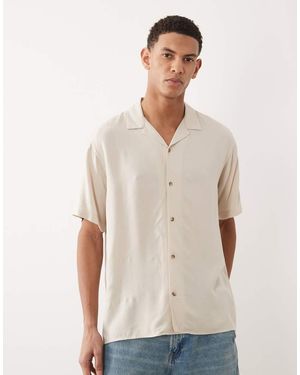 Jack & Jones Viscose Shirt - Natural