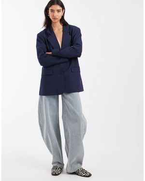 ASOS Tailored Oversized Blazer - Blue
