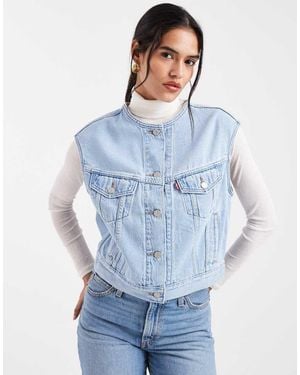 Levi's Blouson Denim Vintage Gilet - Blue