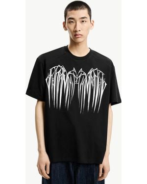 Bershka – kurzärmliges t-shirt - Schwarz
