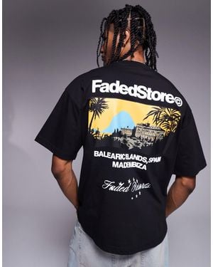 Faded Store – t-shirt - Blau