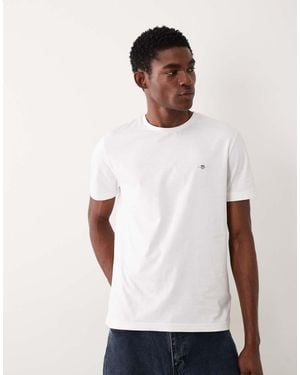 GANT Shield Logo T-shirt - White