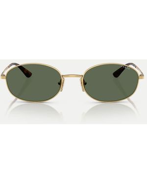 Vogue Occhiali Da Sole Ovali Con Lenti Verdi - Verde