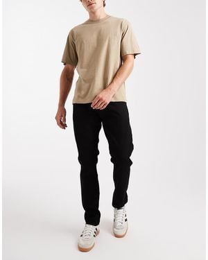 French Connection Cotton Slim Fit Stretch Jeans - Natural