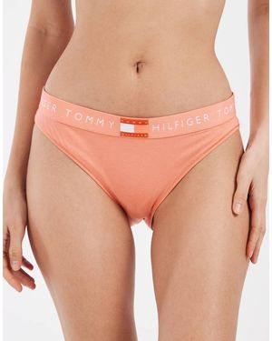 Tommy Hilfiger Braguitas De Bikini Color Melocotón Heritage Cotton De -Naranja