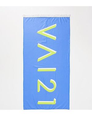 VAI21 Toalla De Baño Azul De