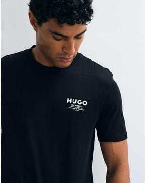 HUGO Nesptee Camiseta De Corte Estándar En - Azul