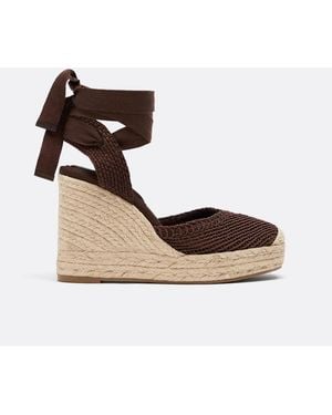 Stradivarius Platform Wedge - Natural