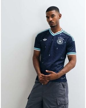 adidas Originals Adidas Football Germany World Cup 26 Away Shirt - Blue