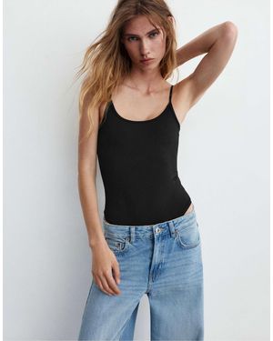 Pull&Bear – polyamid-body - Schwarz