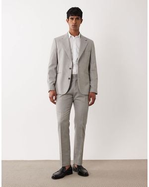ASOS Slim Washable Wool Blend Suit Pants - Gray