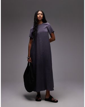 ASOS – trapez-t-shirt-kleid aus modal - Schwarz