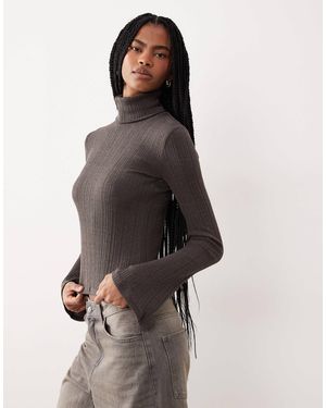Mango – strickoberteil - Grau
