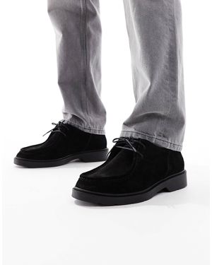 Jack & Jones – loafer aus wildleder - Schwarz