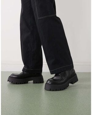 Buffalo Lace Up Shoes - Blue