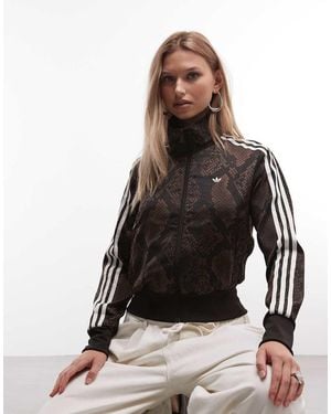 adidas Originals Firebird Satin Track Top - Black
