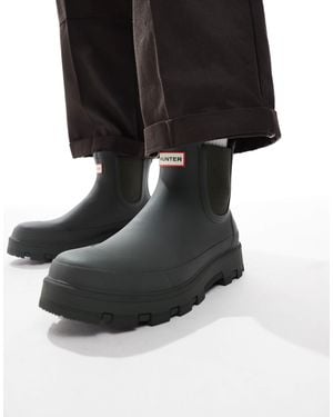 HUNTER Elements - bottines chelsea unisexes - kaki - Noir
