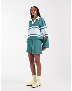 4th & Reckless Short d'ensemble style caleçon à taille élastique - Bleu