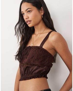 ASOS Canotta Corta - Marrone