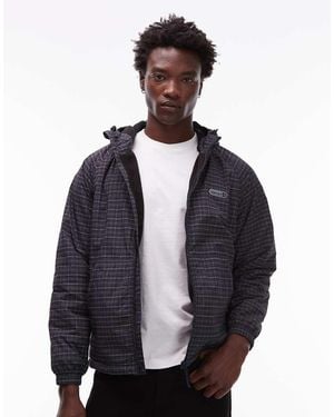 Element Alder 2.0 Checked Tracksuit Jacket - Blue