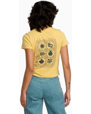 RVCA 411 Fitted T-Shirt - Purple