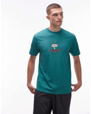 Carhartt – work life romance – locker sitzendes t-shirt - Grün