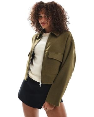 ASOS Clean Formal Bomber - Green
