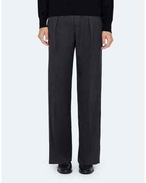AllSaints Leonie Wollen Broek - Zwart