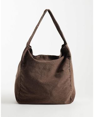 ASOS Canvas Tote Bag - Brown