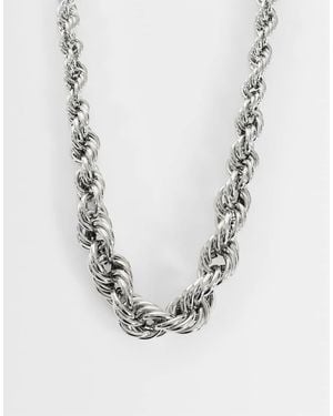 TOPSHOP Mia Collana Twist - Metallizzato