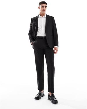 ASOS Straight Suit Trousers - Black