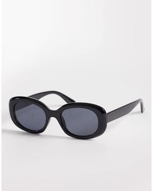 Mango Round Sunglasses - Blue