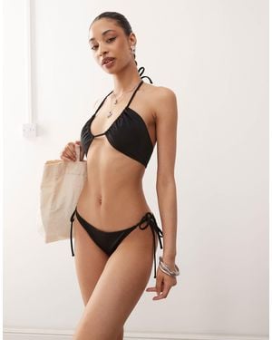 Weekday – bella – mix & match – bikinihose - Natur