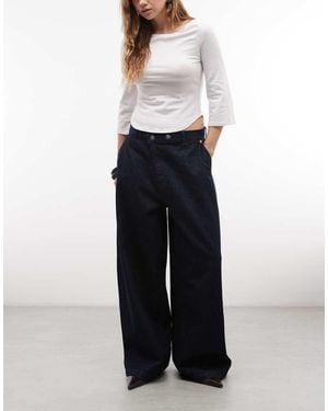 Collusion Jeans Baggy Xl Asimmetrici - Blu