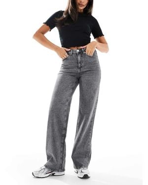 Vero Moda Tessa High Waisted Wide Leg Jeans - Black