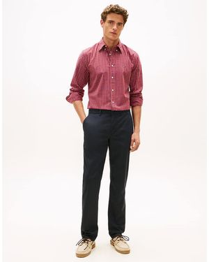 Tommy Hilfiger Denton Textured Print Straight Leg Trousers