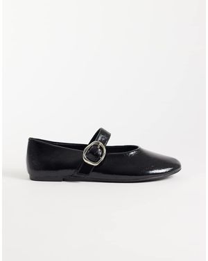 Glamorous Ballet Flats With Bucke - Black