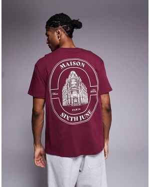 Sixth June Camiseta Maison De -Rojo - Morado