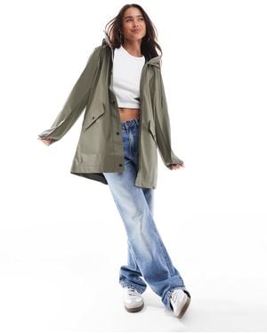 ONLY Hooded Raincoat - White