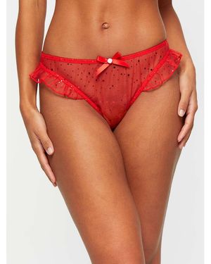 Ann Summers Christmas Merry Kissmas Knicker - Red
