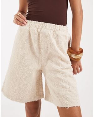 ASOS Pull On Shorts - Natural