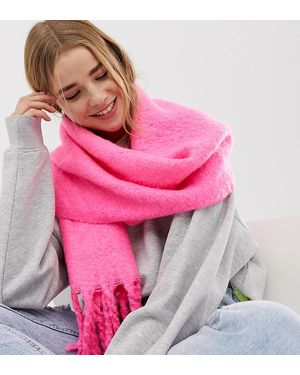 New Look Klassischer Schal in Neon-Rosa - Pink